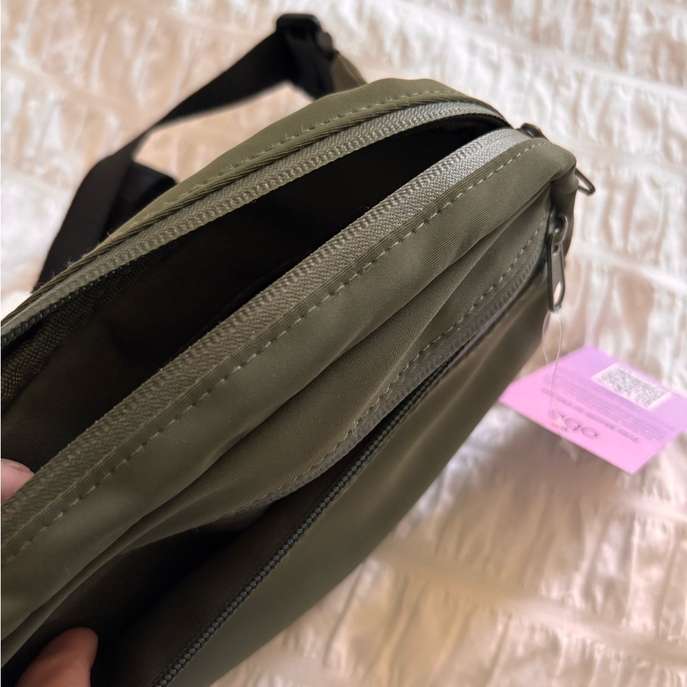 Obé Olive Green Crossbody/Waist Bag - Picture 3 of 5